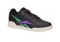 UK size 6 - reebok classic workout trainers black green purple retro rare