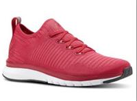 UK size 4 - reebok classic smooth SLIP ON elastic running walking trainers rose