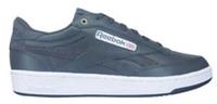 UK size 4.5 - reebok CLASSIC club trainers leather dark grey