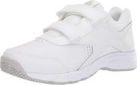 UK size 6.5 - reebok WORK CUSHION slip and oil resistant strap trainers white