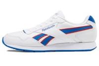 UK size 6.5 - reebok CLASSIC royal glide LEATHER trainers white blue red