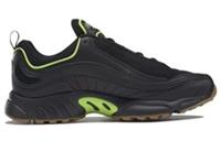 UK size 4.5 - reebok CLASSIC dmx comfy trainers black lime gum sole rare design