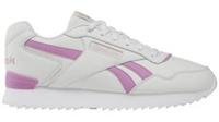 KIDS uk size 2.5 - reebok CLASSIC glide clip ripple trainers white pink
