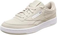UK size 4.5 - reebok CLASSIC revenge comfy trainers pale cream stitch white sole