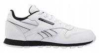 UK size 4.5 - reebok classic COMFY walking trainers LEATHER white black
