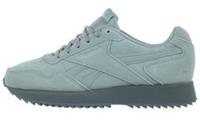 UK size 5 - reebok CLASSIC suede trainers aqua blue ripple sole rare