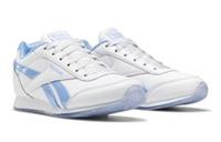 UK size 5.5 - reebok classic royal jog comfy walking trainers white pearl blue