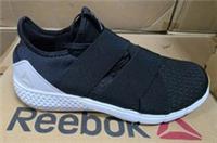 UK size 3.5 - reebok CLASSIC impact tr elastic SLIP ON laces trainers black