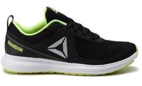 UK size 6.5 - reebok driftium running walking trainers black lime white