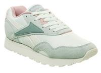 UK size 5.5 - reebok CLASSIC rapide comfy trainers light green mauve