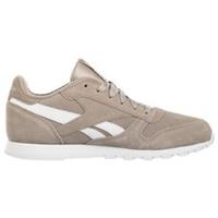 UK size 4.5 - reebok CLASSIC comfy suede trainers beige white