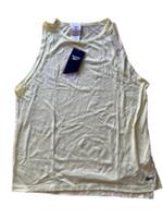REEBOK TS BURNOUT SPEED WICKING TANK TOP WOMENS MEDIUM YELLOW &pound;25 RRP BNWT - M Regular