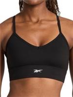 REEBOK WORKOUT READY SPEED WICKING SPORTS BRA WOMENS MEDIUM BLACK &pound;29 RRP BNWT - M Regular