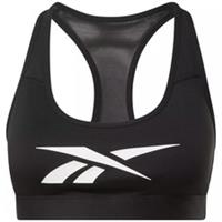 REEBOK S LUX VECTOR RACER WICKING SPORTS BRA WOMENS SMALL BLACK £29 RRP BNWT - S Regular