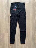 REEBOK LUX PERFORM HIGH RISE SPORTS LEGGINGS WOMENS SMALL BLACK &pound;60 RRP BNWT - S Regular