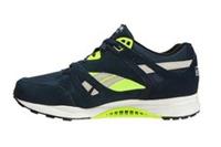 UK size 3 - reebok CLASSIC trainers ventilator pop navy grey lime RARE design