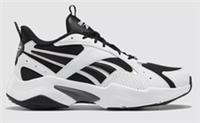 UK size 8 - reebok CLASSIC turbo restyle COMFY trainers white black rare design