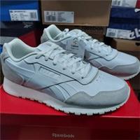 UK size 9.5 - reebok CLASSIC luxury insoles trainers leather suede white grey