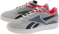 UK size 7.5 - reebok CLASSIC club trainers grey black pink rare design