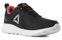 UK size 7 - reebok quick motion walking trainers running black peach