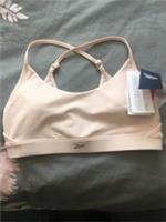 Medium - New Reebok Sports Bra Light Pink Yoga Gym Top Bralette Size MEDIUM - M Regular
