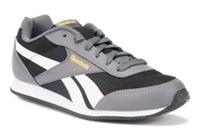 UK size 3.5 - reebok CLASSIC royal walking trainers grey black white