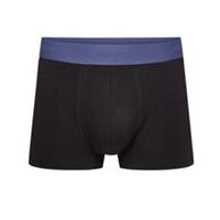 Reebok Read 3 Pack Cotton Stretch Trunks Black