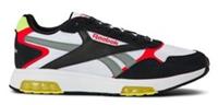 UK size 9.5 reebok CLASSIC glide dmx microbubble cushioned trainers white black