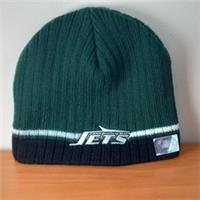 Jets Reebok Classics Beenie Hat Adult One Size Fits All Green