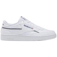 Reebok Men Club C 85 Vegan Sneaker, White/Blue/Fog, 4