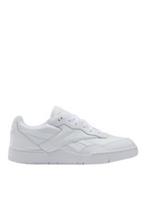 Reebok BB 4000 II Men's Leather Trainers White Grey UK 7.5