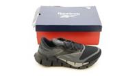Reebok Men's Floatzig 1 Trainer Size UK 8.5 Black Textile Low Top Zigtech