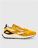 Size UK 8.5 - Reebok Classic Legacy AZ Yellow Trainers Shoes