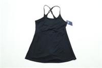 Reebok Women's Dress Size XL Black Sleeveless Scoop Neck Wrap Back Strappy New - XL Regular