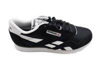 Reebok Women's Classic Nylon Running Trainers Size 6 Black Lace Up Low Top New