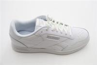 Reebok Women's Court Advance Tennis Trainers Size 8 White Logo Lace Up New