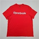 Reebok Mens T Shirt Red XL Short Sleeves Top Crew Cotton Tee - XL Regular
