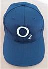 O2 Blue Baseball Cap Peak Hat Hook & Loop Fasten OSFA Brand New without Tags
