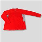 Vintage Retro Reebok Long Sleeve T-Shirt Mens 2XL Orange Good Condition - 2XL Regular