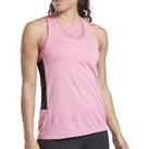 Reebok Womens Essentials Running Vest Tank Sleeveless Top - Pink