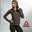 Reebok One Series Jaquard Womens Workout Hooded Jacket Ladies Free Tracked Post - L Regular