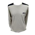 Reebok Original Mens Classic Essentials Contrast Sweatshirt - Off-White - Medium