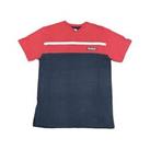Reebok Original Womens Striped Athletic T-Shirt 2 - Navy - 34"