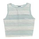 Reebok 90s Womens Sports Stripe Vest 2 - Blue - UK Size 12