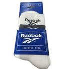 Reebok Womens Foldover Socks III - White - UK Size 3-7