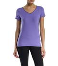 New Reebok Training Top T-Shirt - Purple - Ladies Womens Girls, Gym Fitness - M Regular