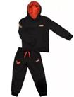 Reebok Tracksuit Boys 2-3y Black Hoodie Jogger Set Graphic Disney Cars Outfit