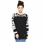 Reebok Aerobic Sweatshirt Women Size 2XS XS Black Long Sleeve Boat Neck Top - XS Regular