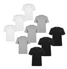 3 Pack Mens Reebok Classic Crew Casual Short Sleeves T Shirt Sizes from S to XL - Small Regular