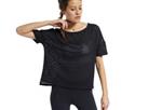 Reebok Womens Black Tshirt Size UK 4-6 #REF136